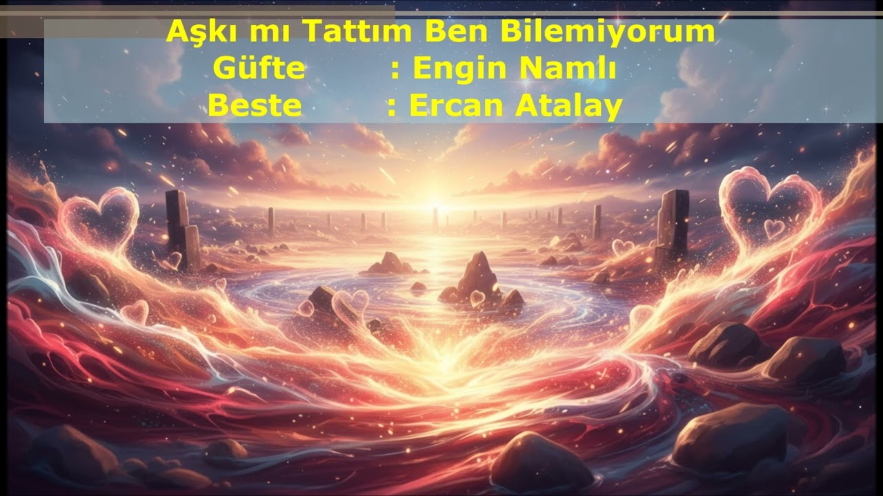 Aşkı mı Tattım Ben Bilemiyorum-Güfte: Engin Namlı- Beste : Ercan Atalay- Düzenleme -Suno ai #keşfet