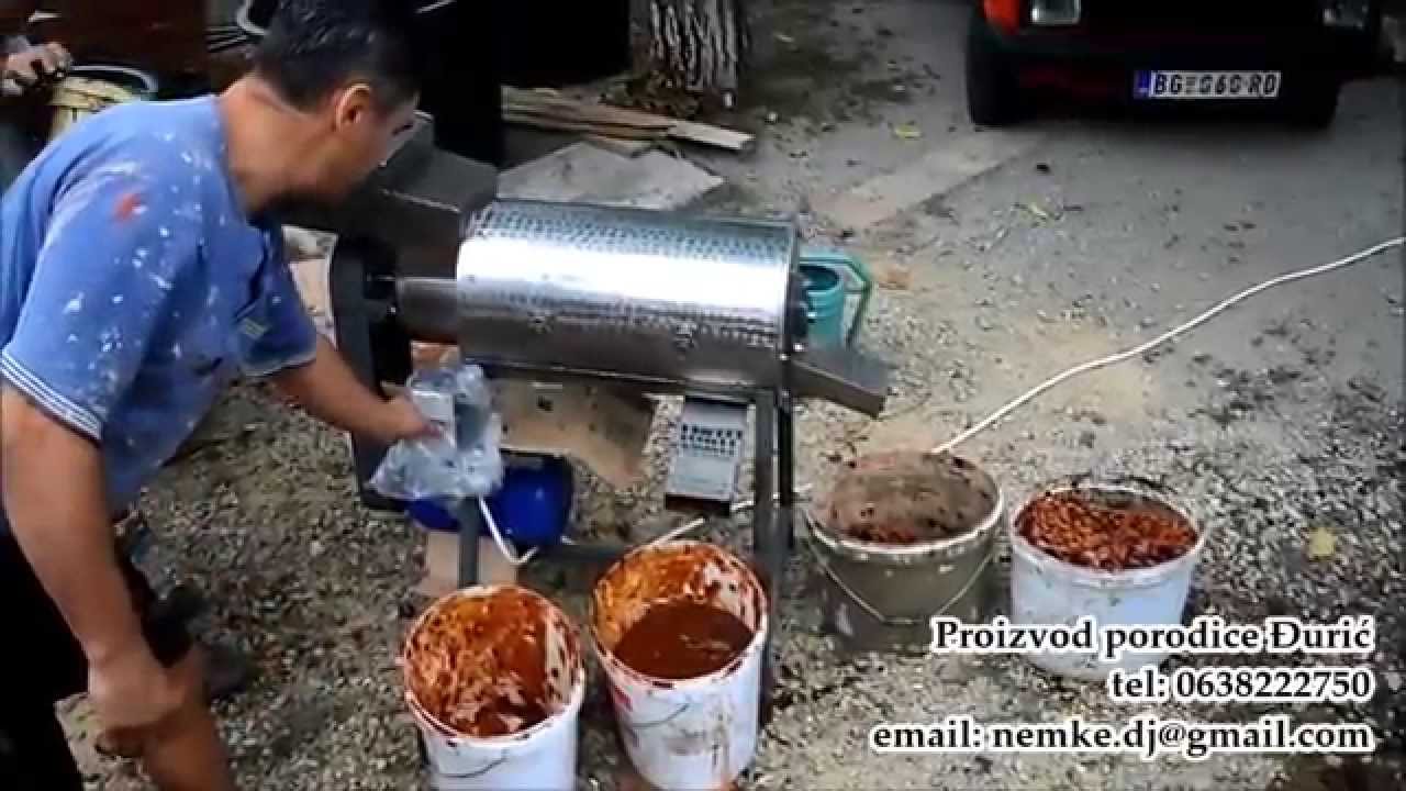 Masina za odvajanje kostica od sljive (pasirka) #2