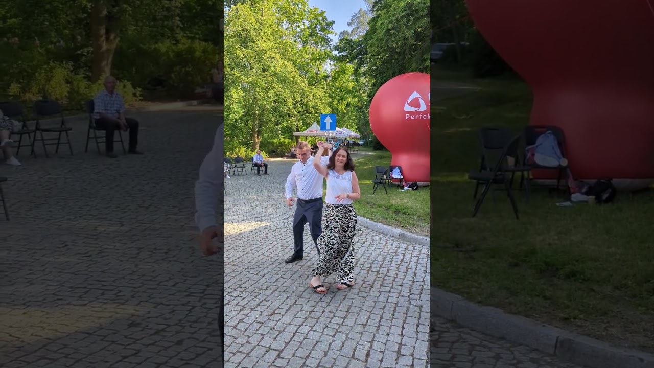 Potańc&oacute;wka z zespołem Gaziorze w Przystani - w&oacute;jt gminy Olszewo Borki na parkiecie