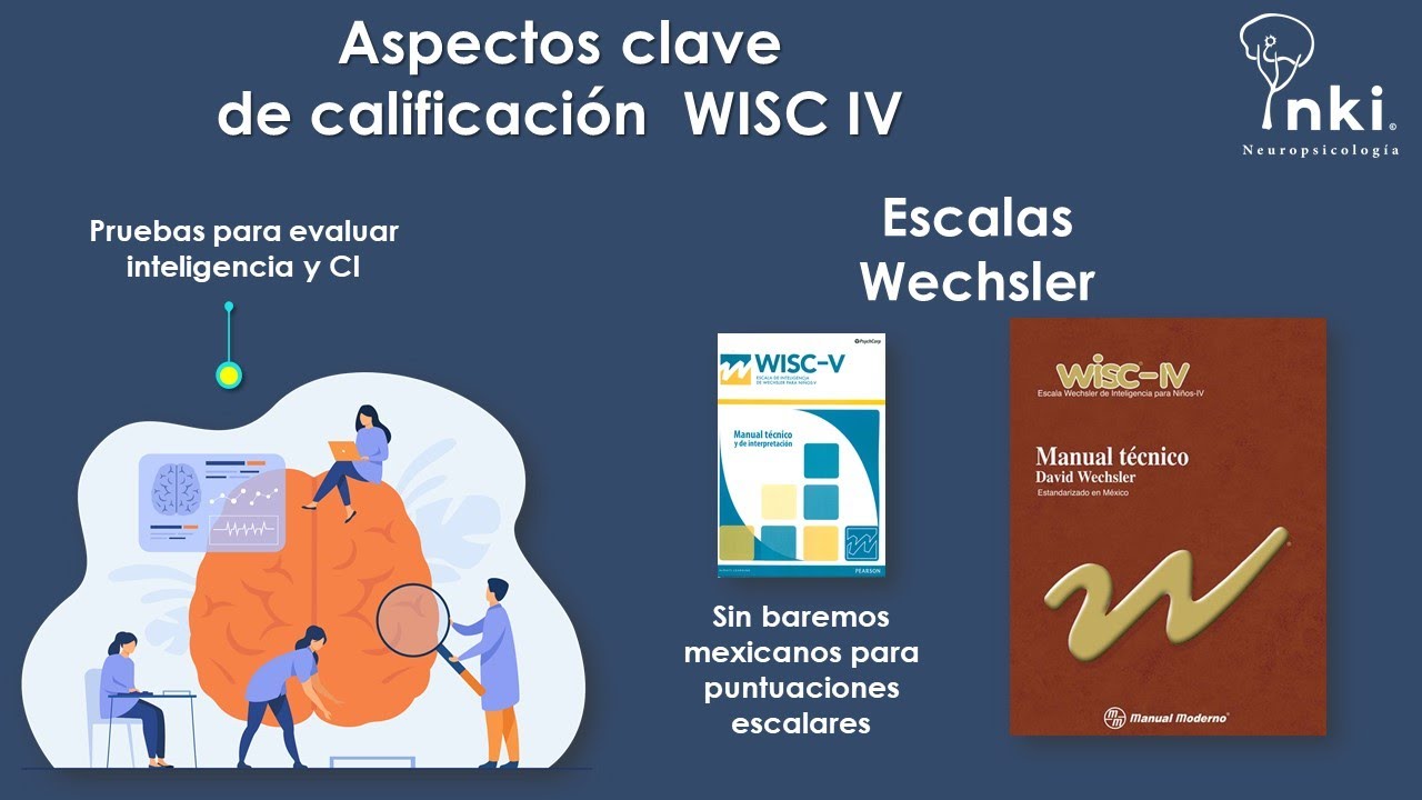 Aspectos clave de calificación  WISC IV-Escala Wechsler de Inteligencia para Niños WISC IV