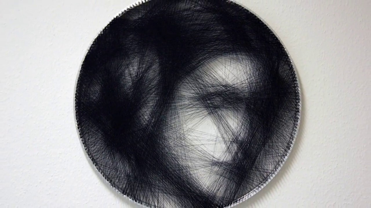 A String Art Tribute to Carrie Fisher
