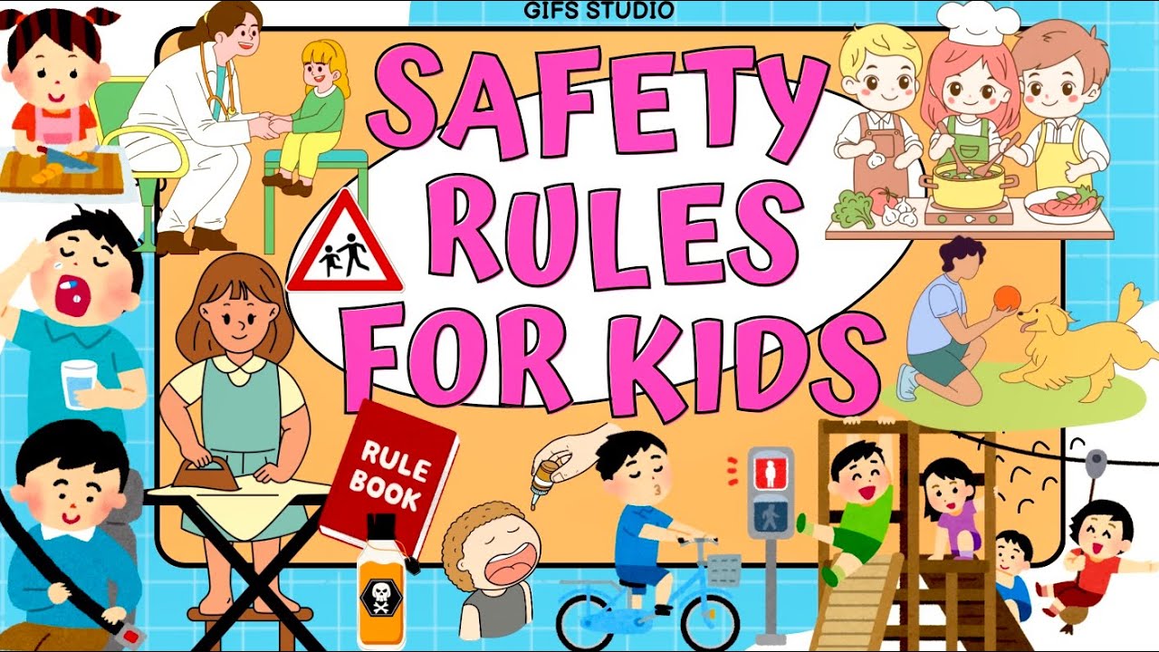 Safety Rules For Kids | Safety At Home | English Educational Video For Kids 