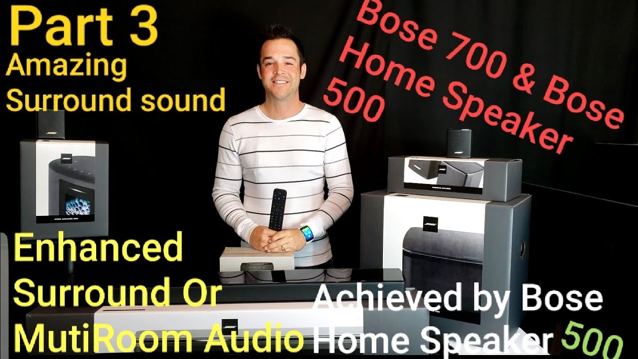 Bose Home Speaker 500 + Bose 700 Soundbar 700 Bass Module🤩 Maximum Bose Experience Final Setup