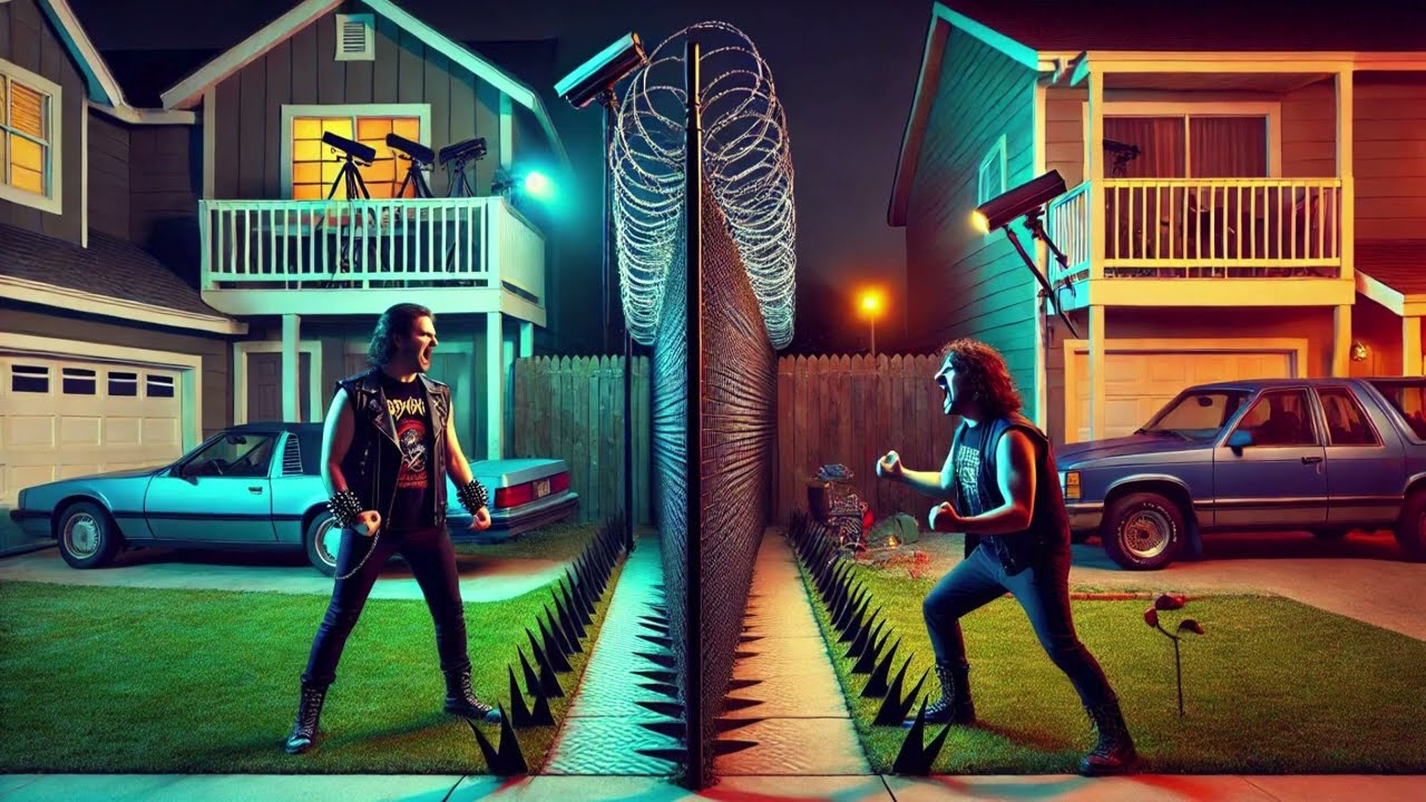 SURBURBAN NIGHTMARES - FENCE FEUD ODYSSEY (HERE COMES THE NEIGHBORHOOD) (1987) (LOST 80's HITS)