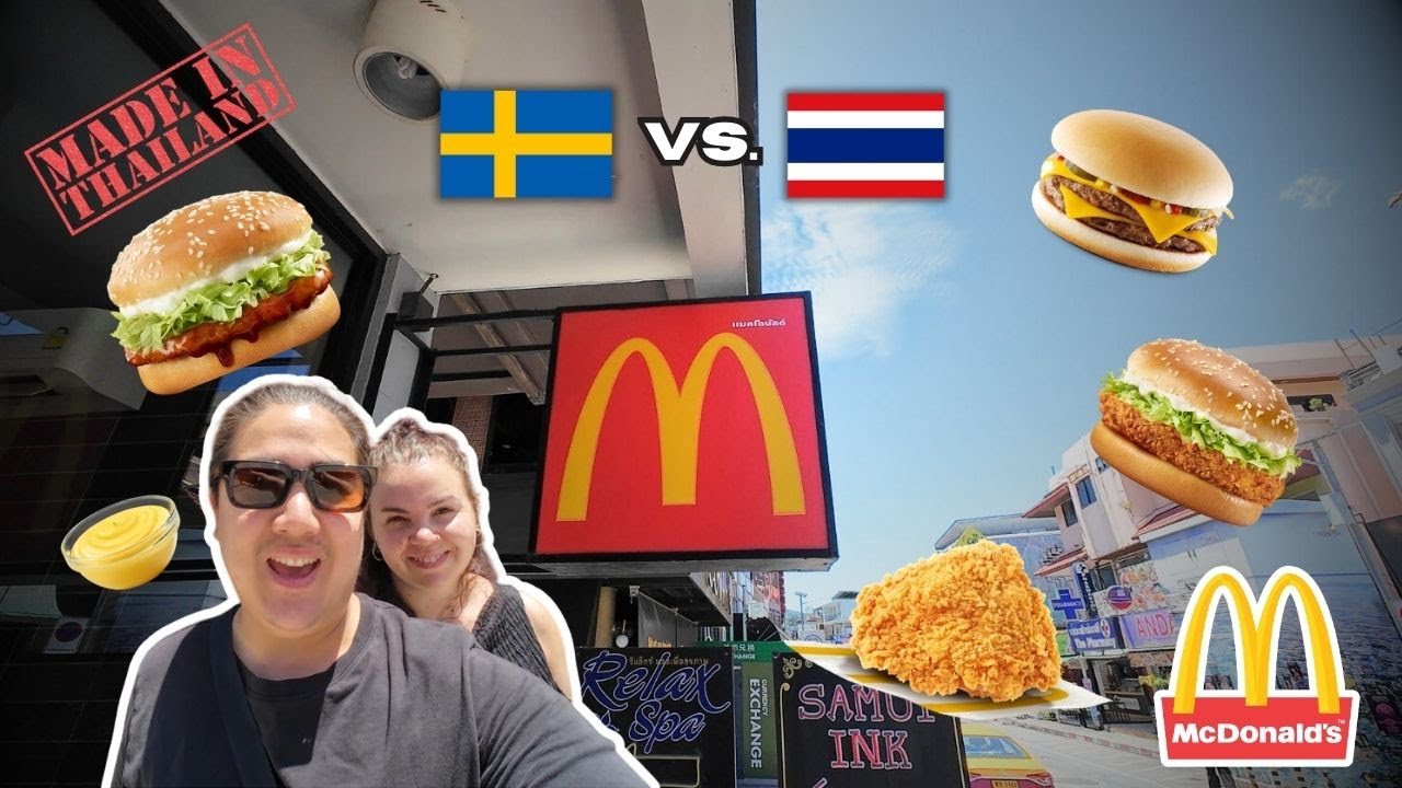 Testar McDonalds unika meny i THAILAND! |  Bättre än Sveriges? Vi betygsätter!