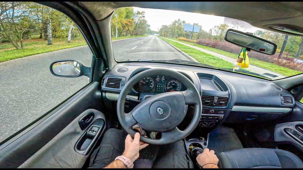 2003 Renault Clio II | 1.1 58HP | POV Test Drive