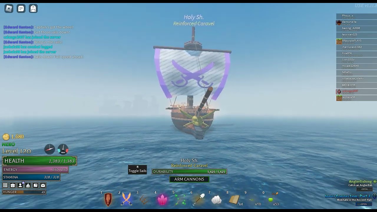Weird flying ship bug in Sandfall Isle - Arcane Odyssey