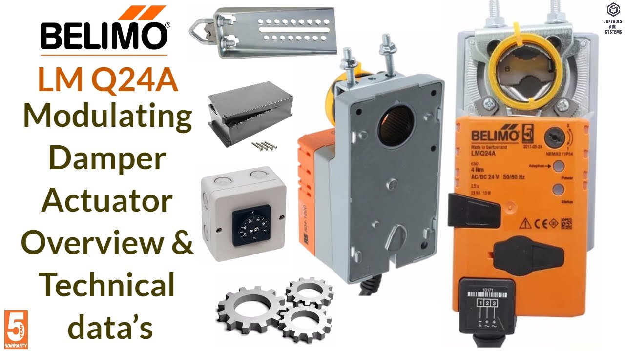 Belimo LMQ24A Modulating Damper Actuator | Complete Overview & Technical Data