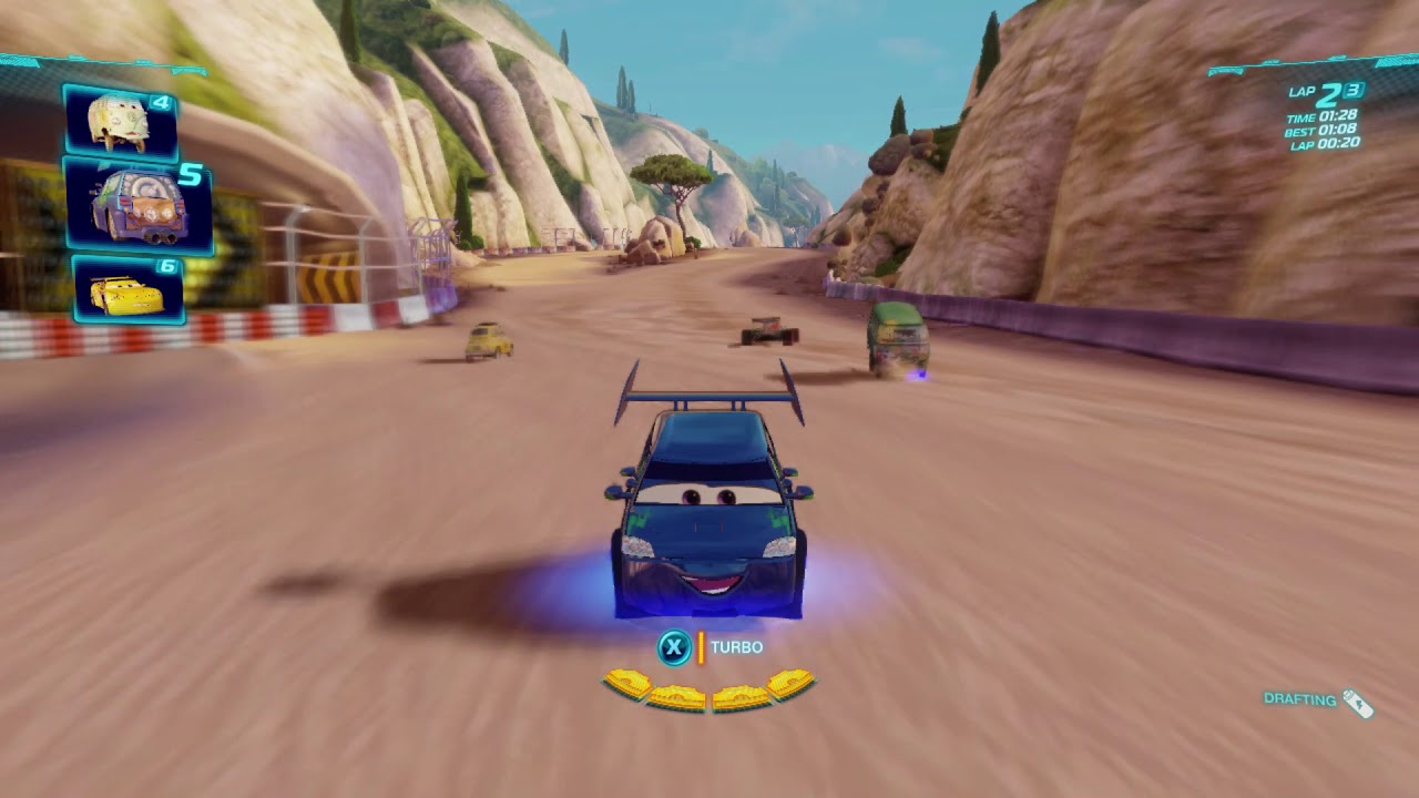 Cars 2: The Video Game | DJ - Harbor Sprint! | WhitePotatoYT!