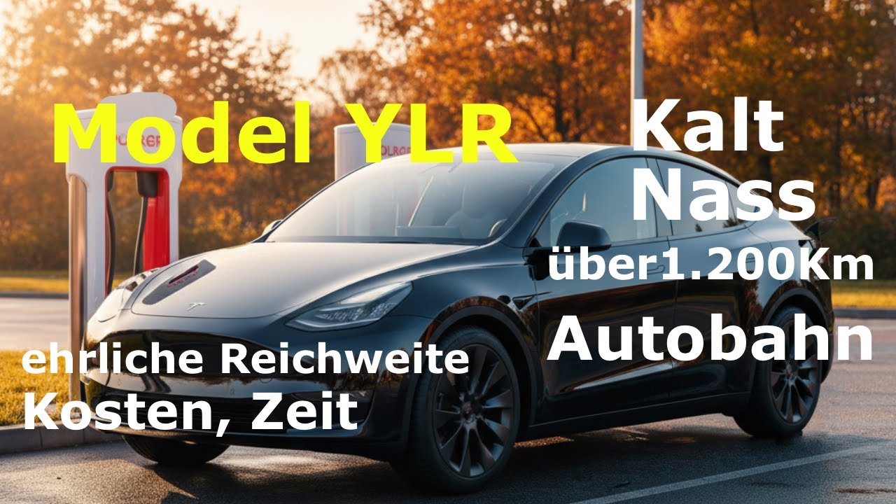 1.200 km Autobahn - echte Reichweite, Kosten und Ladezeiten Model Y LR. Ist das noch zeitgemäß?