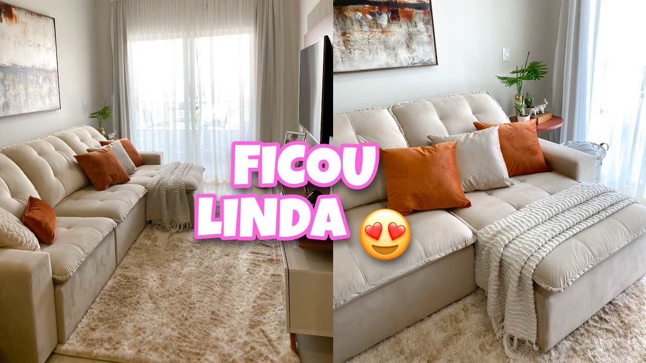 A SALA FICOU LINDA 🤩  💓
