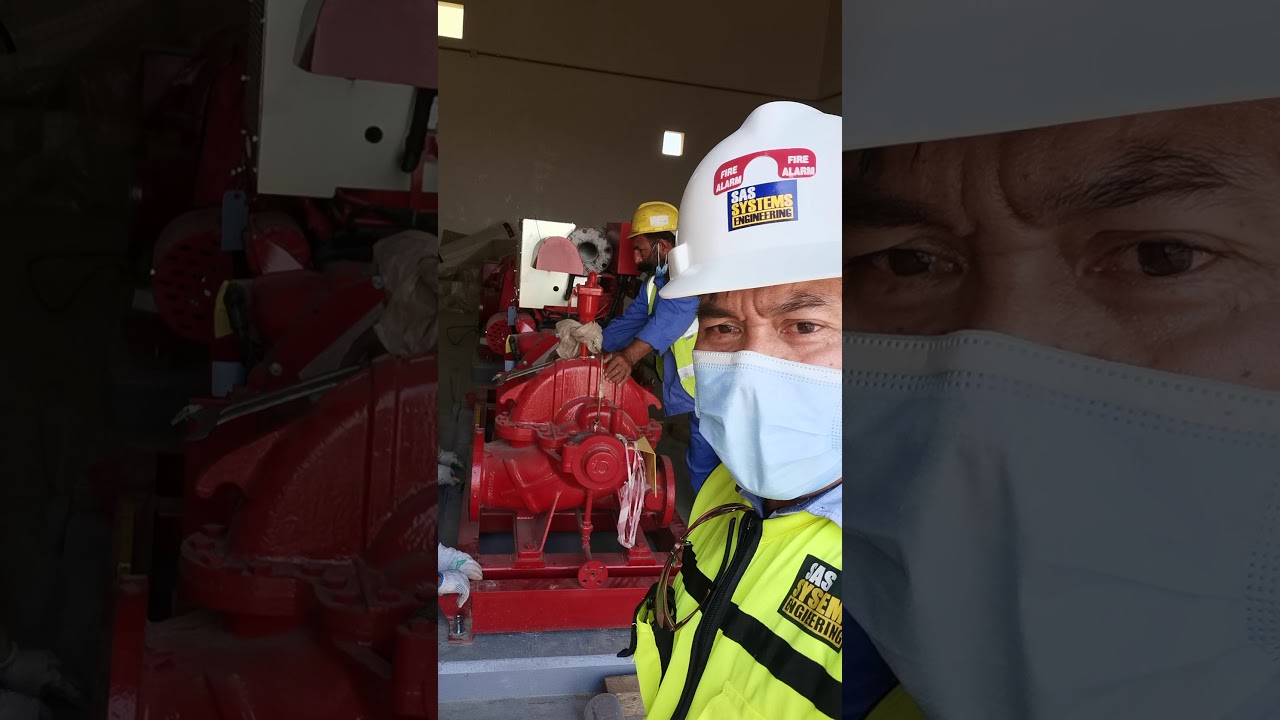 INSTALLATION OF FIRE PUMP WITH OUT USING OF CHAINBLOCK,