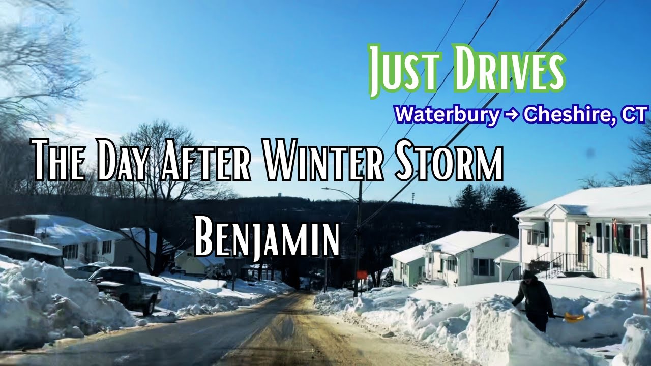 First Drive out after Snowstorm Benjamin