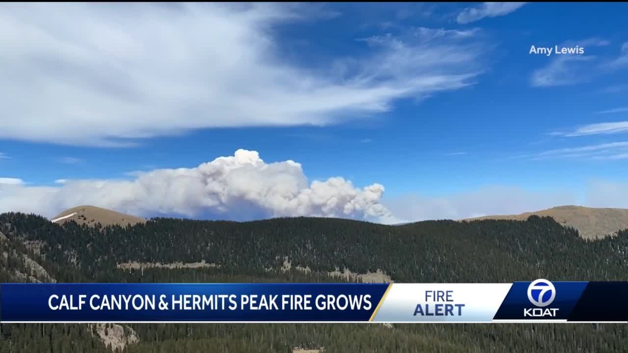 Hermits Peak and Calf Canyon wildfire close to becoming the largest in New Mexico history