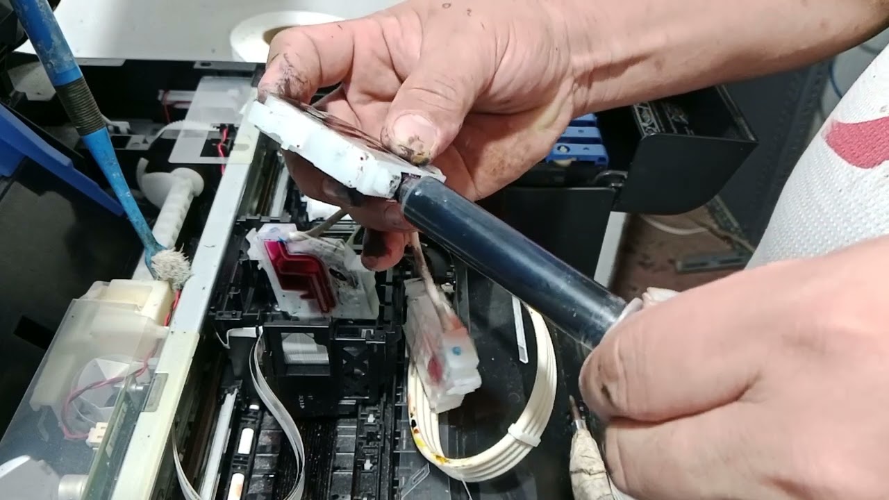EPSON L3210 How to replace Set ink Dumper CISS Hose with simple tips and tricks🥰