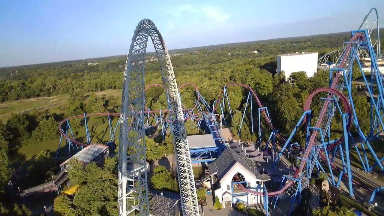 Drop Tower Scream Zone POV - Kings Island