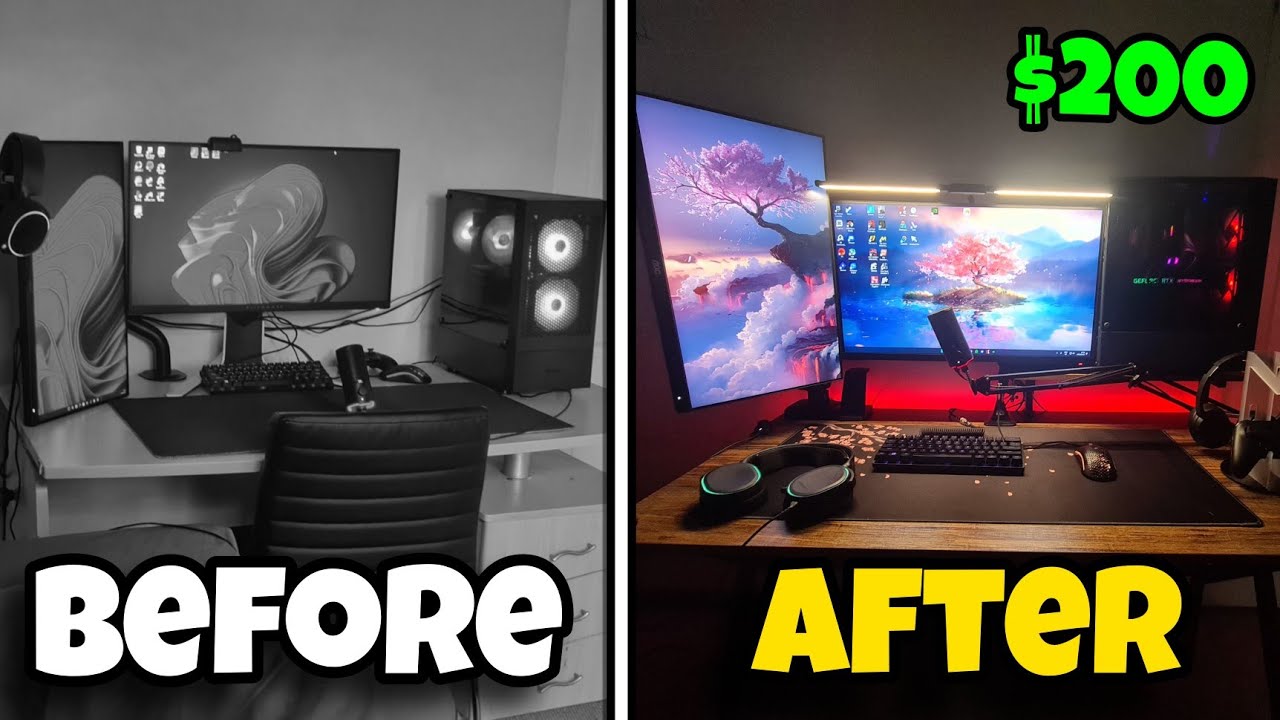 How I UPGRADED My GAMING Setup for Only $200 *2025*