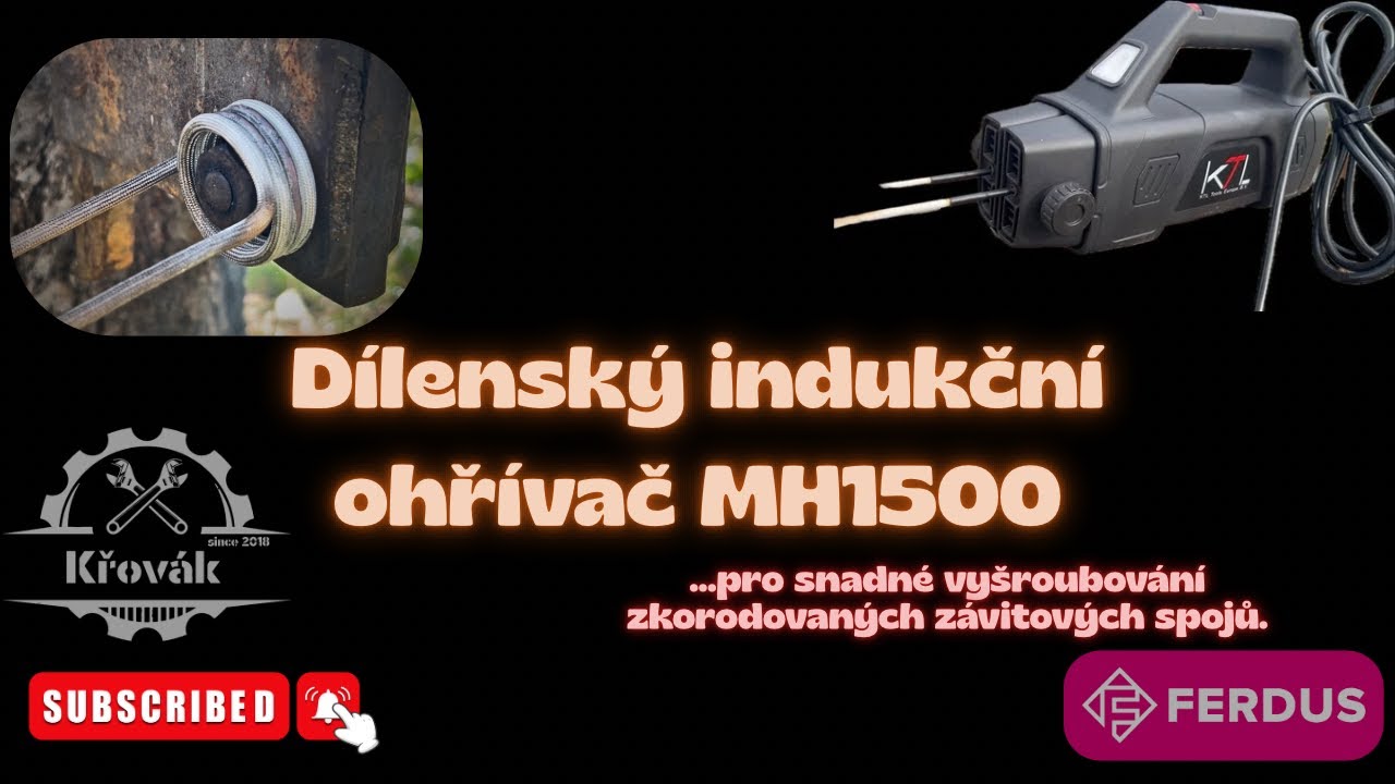 Dílenský indukční ohřívač MH1500 od značky Ferdus