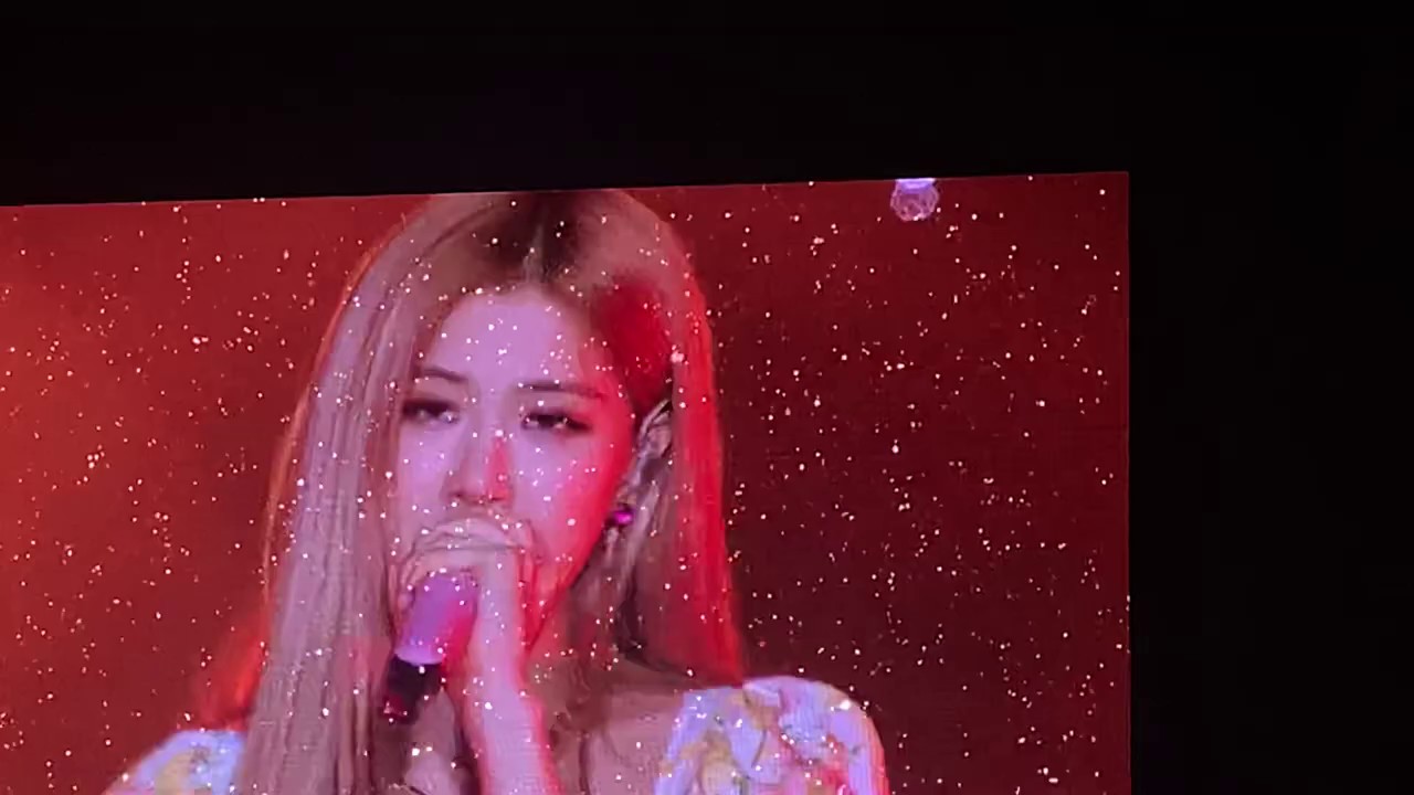 Rosé solo number - BLACKPINK in BKK Day 3 (4K)