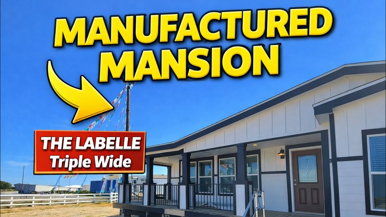 2,897 Sq Ft Manufactured Home Mansion Tour | The Labelle Triple Wide
