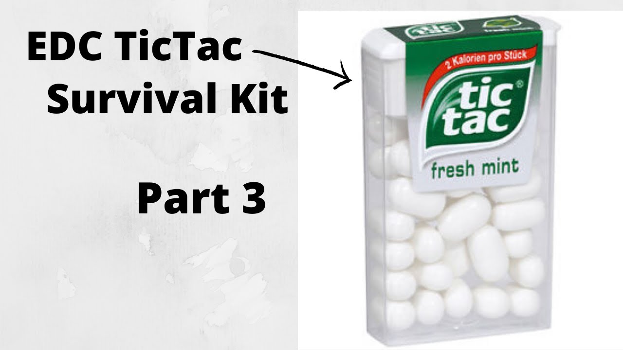 EDC TicTac Survival Kit | Part 3/3 | Survival Kaychain