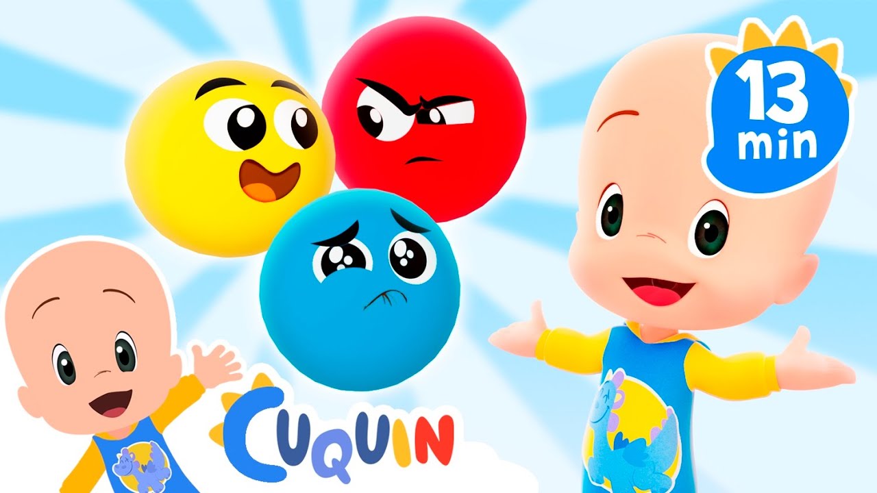 The colorful balls want to play with Cuquin | Learn with Cuquin