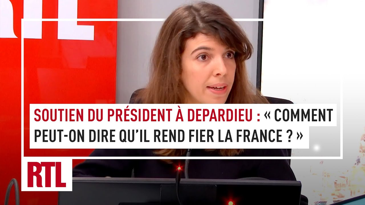 Affaire Depardieu : Me. Violaine de Filippis-Abate, invitée de RTL Matin (intégrale)