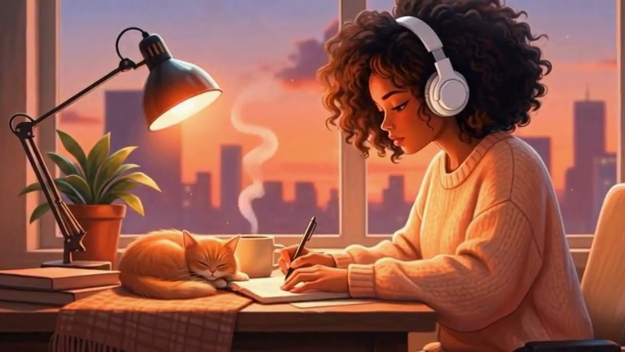 Evening Study Lofi 🌇 Focus Music for Studying, Working & Relaxing