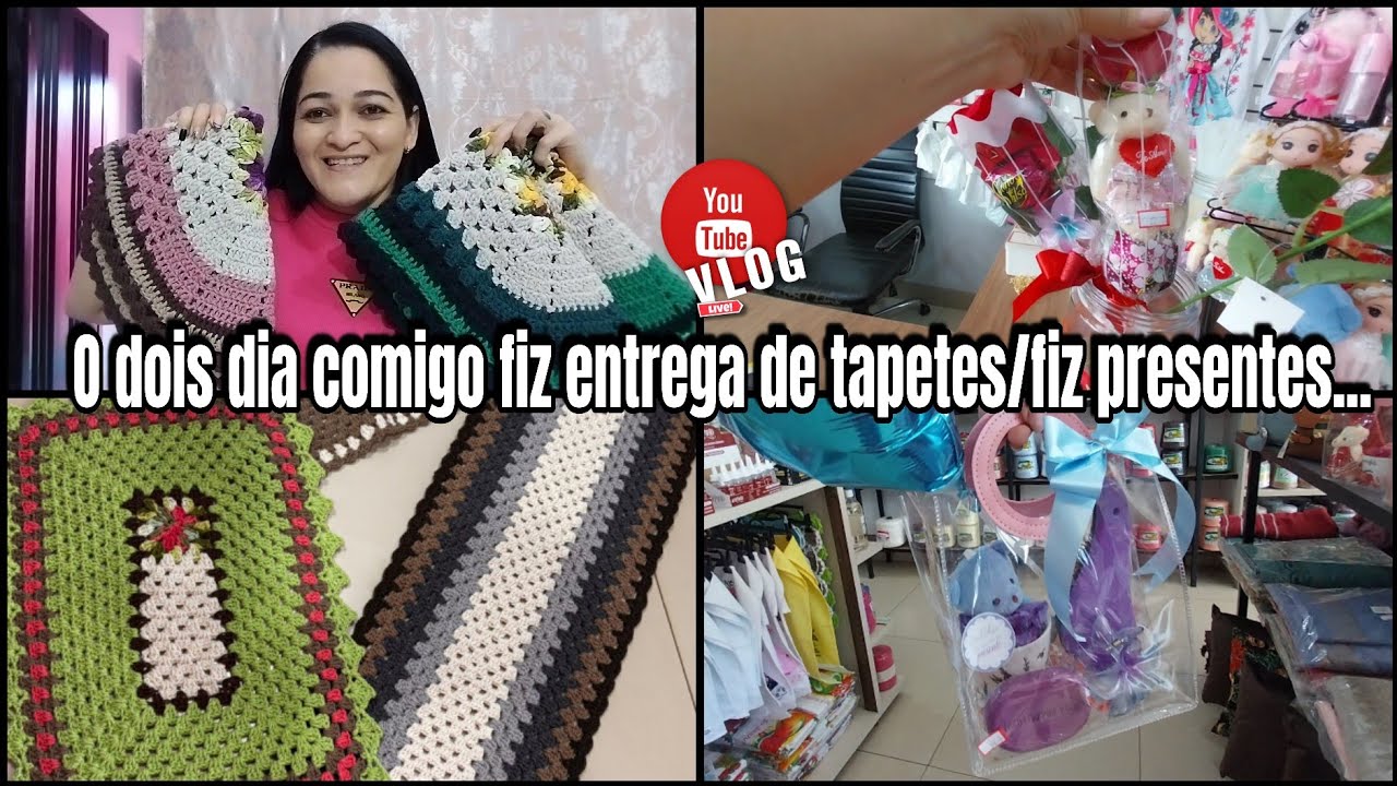 VENDI CROCHÊ 🙌PRODUÇÃO DO MEU FINAL DE SEMANA/FIZ MIMOS PRO DIA DA MULHER💐#lojadetapetes 