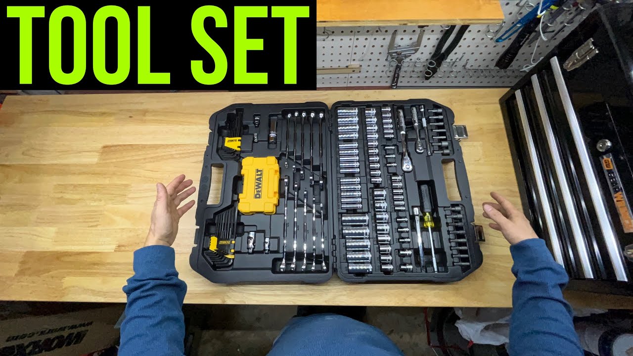 $75 DeWALT 142 PCS Mechanics Tool Set Worth It? (DWMT73802) 1/4 & 3/8