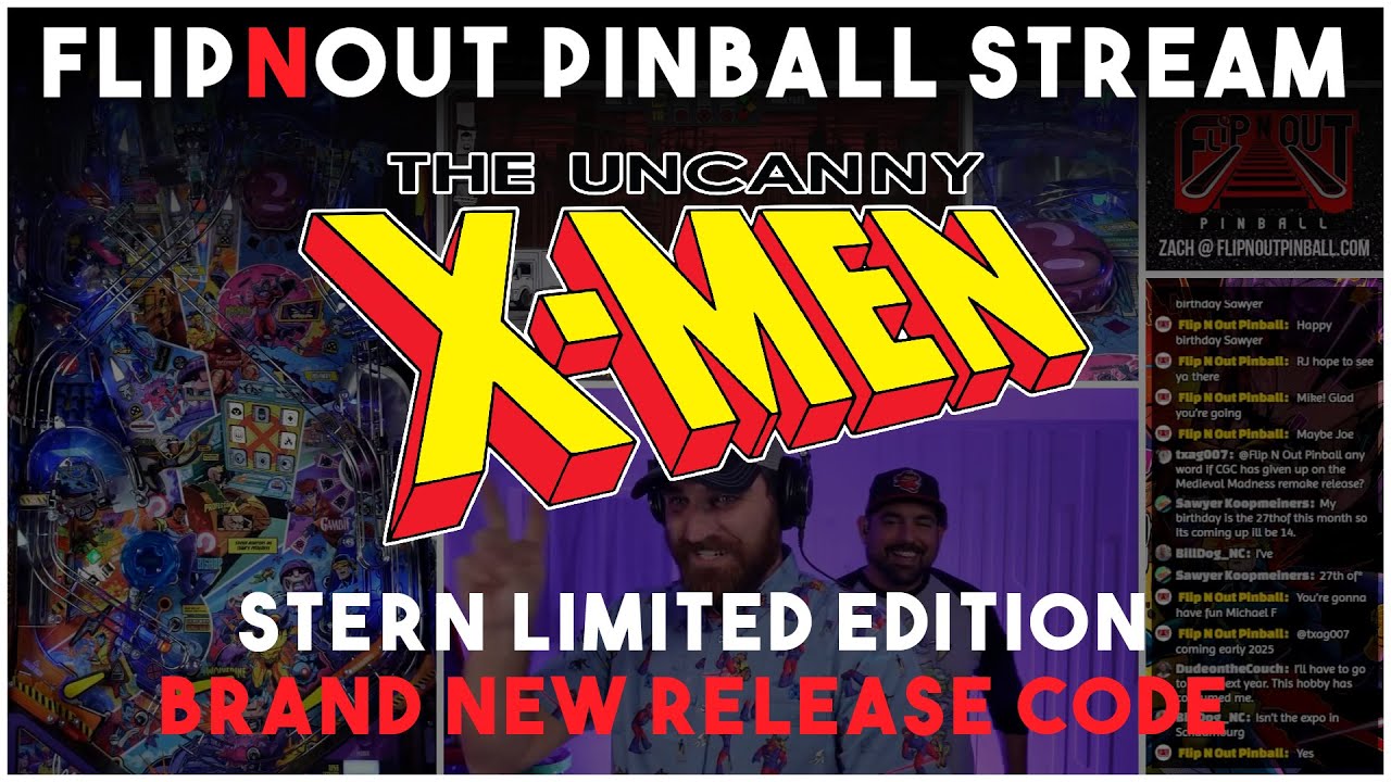 🔴LIVE - Stern's Uncanny X-MEN Limited Edition Pinball Machine!