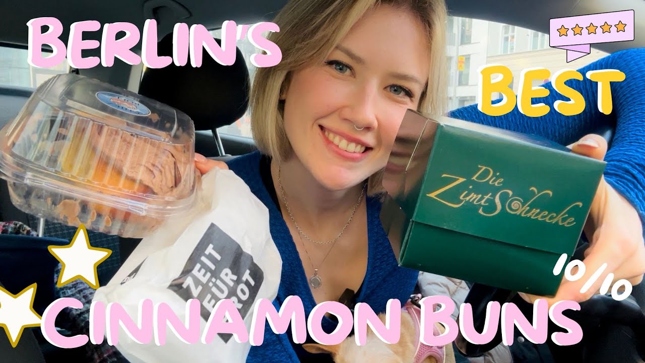 WHICH BUN IS THE BEST? ⭐️ Trying Berlin's most HYPED 🥇 CINNAMON ROLLS!!