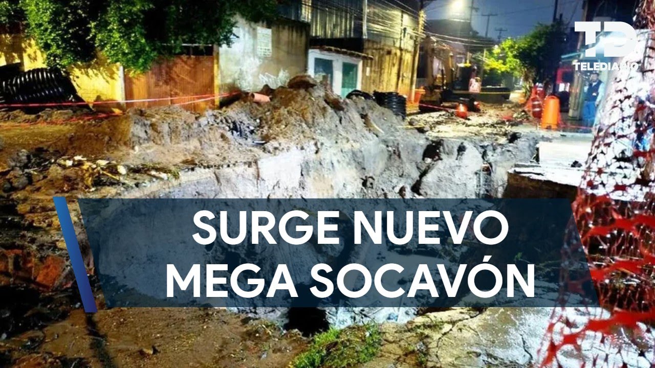 Surge nuevo mega socavón en Tlaquepaque; se trata de una agujero de 30 metros