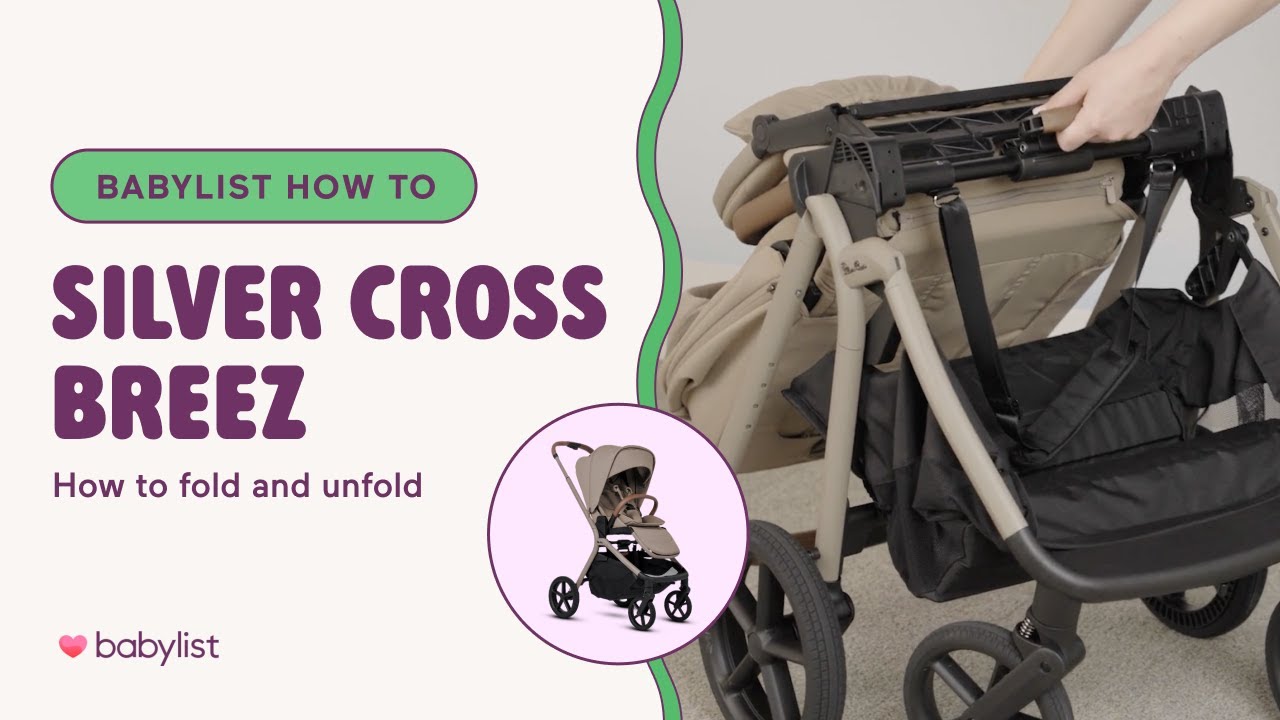 Как сложить коляску Silver Cross Breez (инструкция по компактному складыванию)