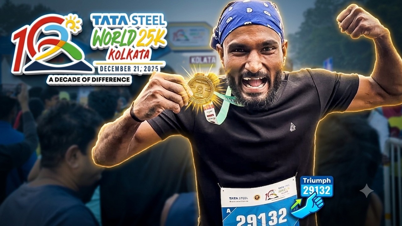 UNEXPECTED HAPPEND AT TATA STEEL WORLD 25K KOLKATA MARATHON