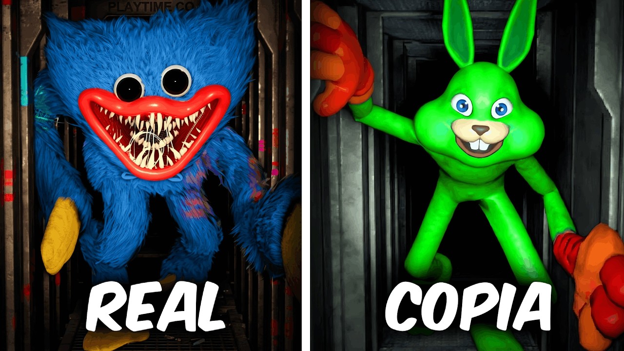 Probé LAS MEJORES COPIAS de POPPY PLAYTIME 😱