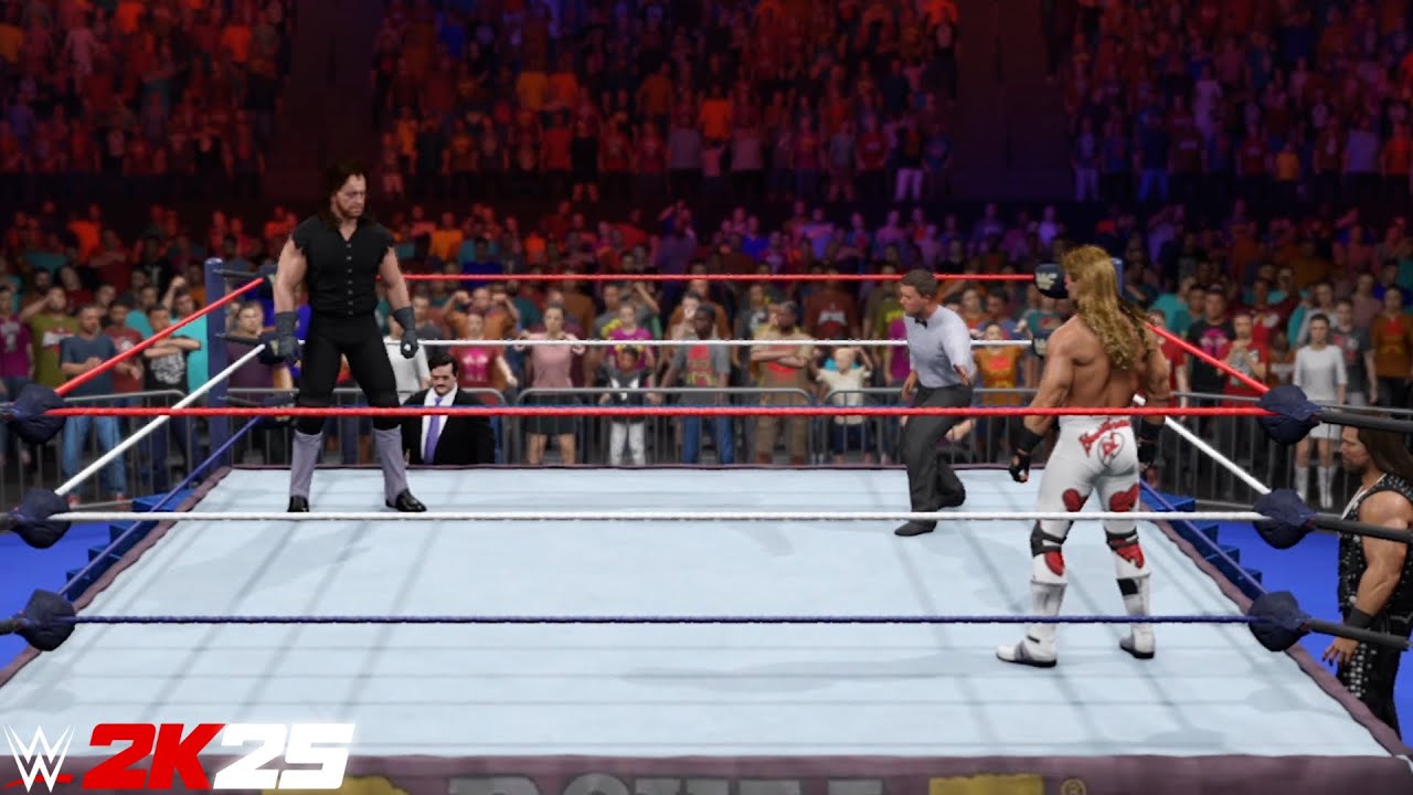 WWE 2K25 - Undertaker vs Shawn Michaels Full Match /w Entrances [4K 60FPS]