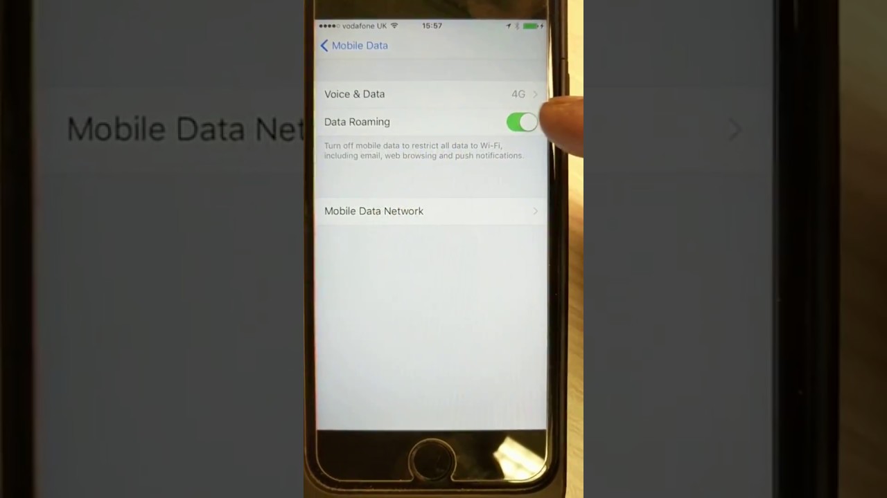 Как отключить роуминг мобильных данных на iPhone (для устройств в Великобритании)
