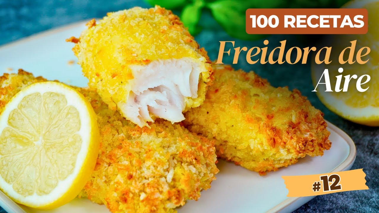 🐟 PESCADO REBOZADO en FREIDORA de AIRE  ¡No podrás creer lo Bueno que está!👌 100 Recetas en Airfyer