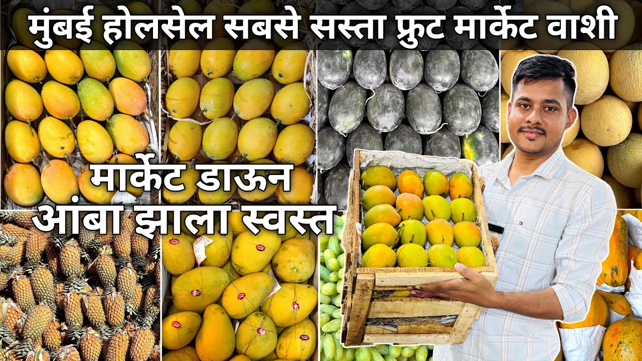 Mumbai Vashi Fruit Market | Vashi Apmc Market | Fruit Market Vashi | Vashi Wholesale Fruit Market
