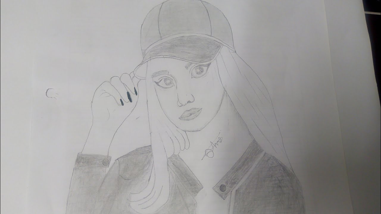 cute girl sketch sketch banane ka tarika drawing with pencil art#pardesi #art #drawing