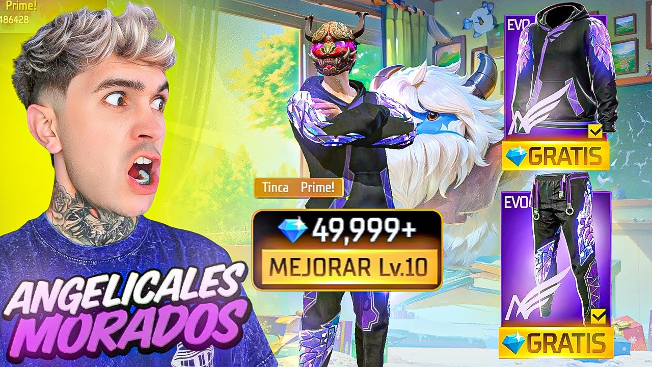 CONSIGO LOS ANGELICALES MORADOS EVOLUTIVOS TOTALMENTE GRATIS☠️😱