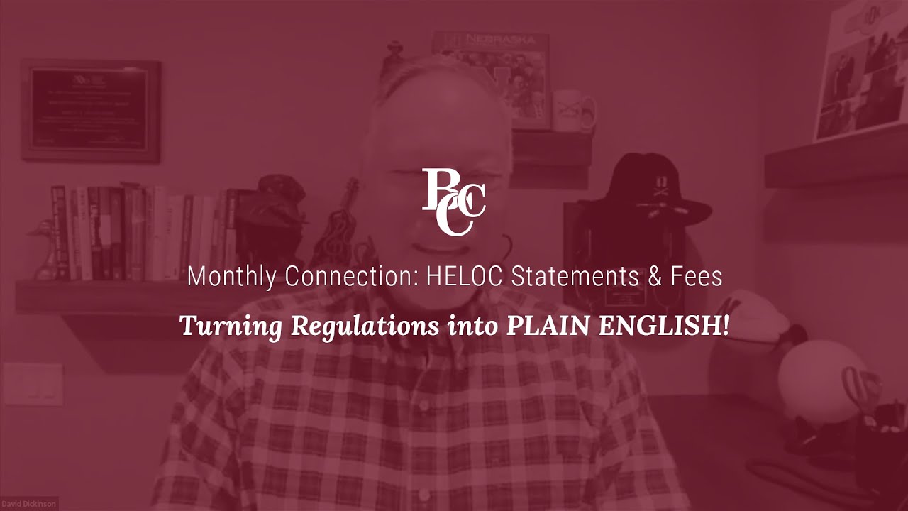 Monthly Connection: HELOC Statements & Fees