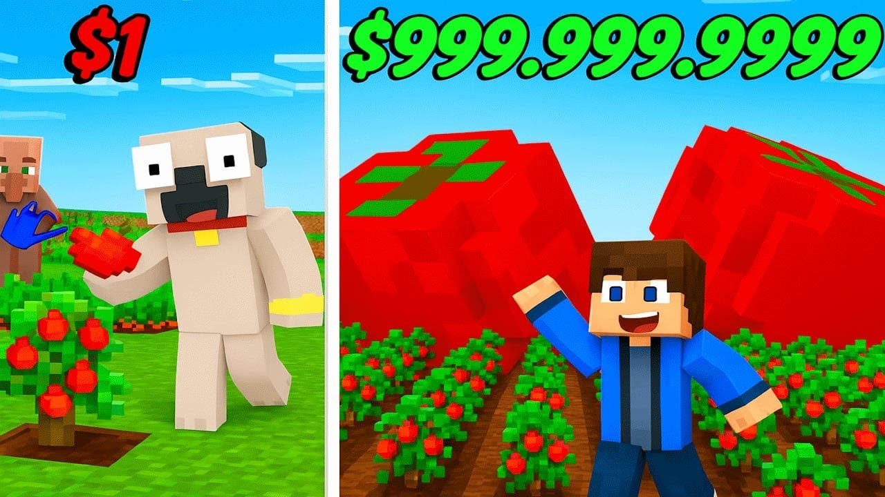 GROW A GARDEN A MINECRAFTBAN!