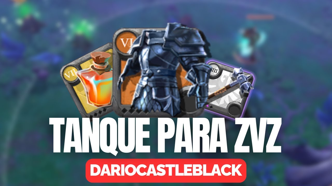 Build de tanque para Guerra de Facciones y ZVZ - &iquest;Como jugar tanque en ZVZ? | Albion Online
