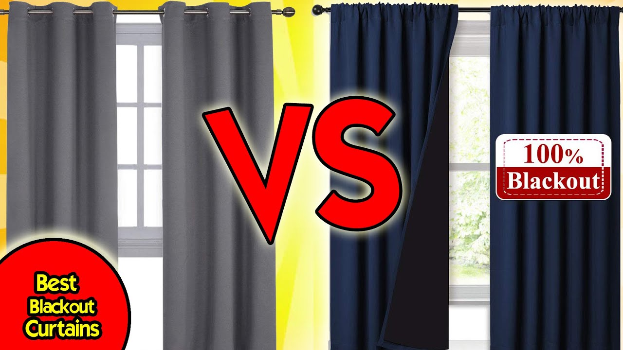 BEST BLACKOUT CURTAINS? | Nicetown Blackout Curtains VS Nicetown 100% Blackout Curtains