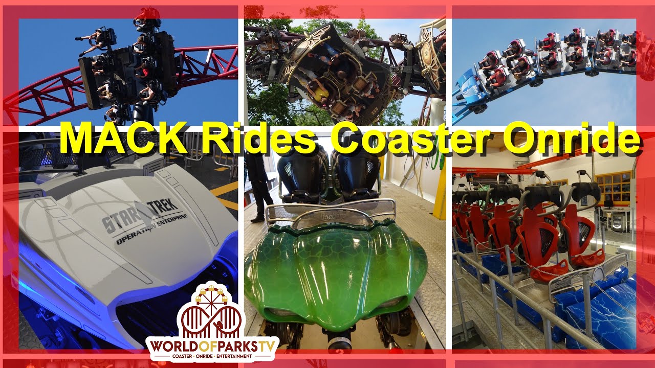 TOP 7 Mack Rides Achterbahnen in Europa (Onride) Top 7 Roller Coasters by MACK Rides in Europe (POV)