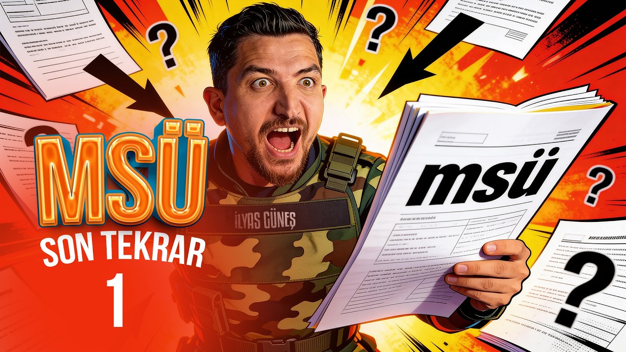 2026 MSÜ MATEMATİK SINAV ÖNCESİ SON TEKRAR (1.DERS)-İLYAS GÜNEŞ