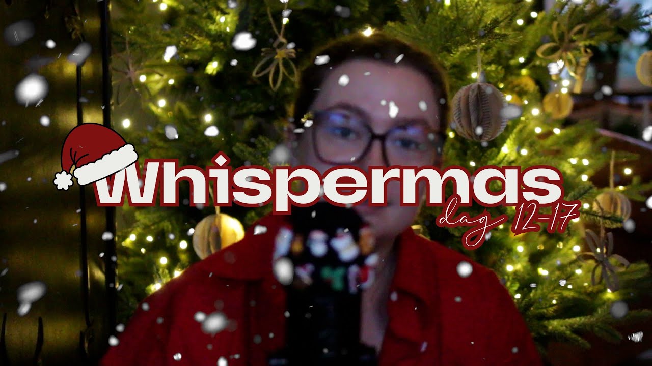 ASMR Whispermas 12-17 |  Salt Water Taffy med jultema (mouth sounds, mukbang, whisper) 🍭🎄