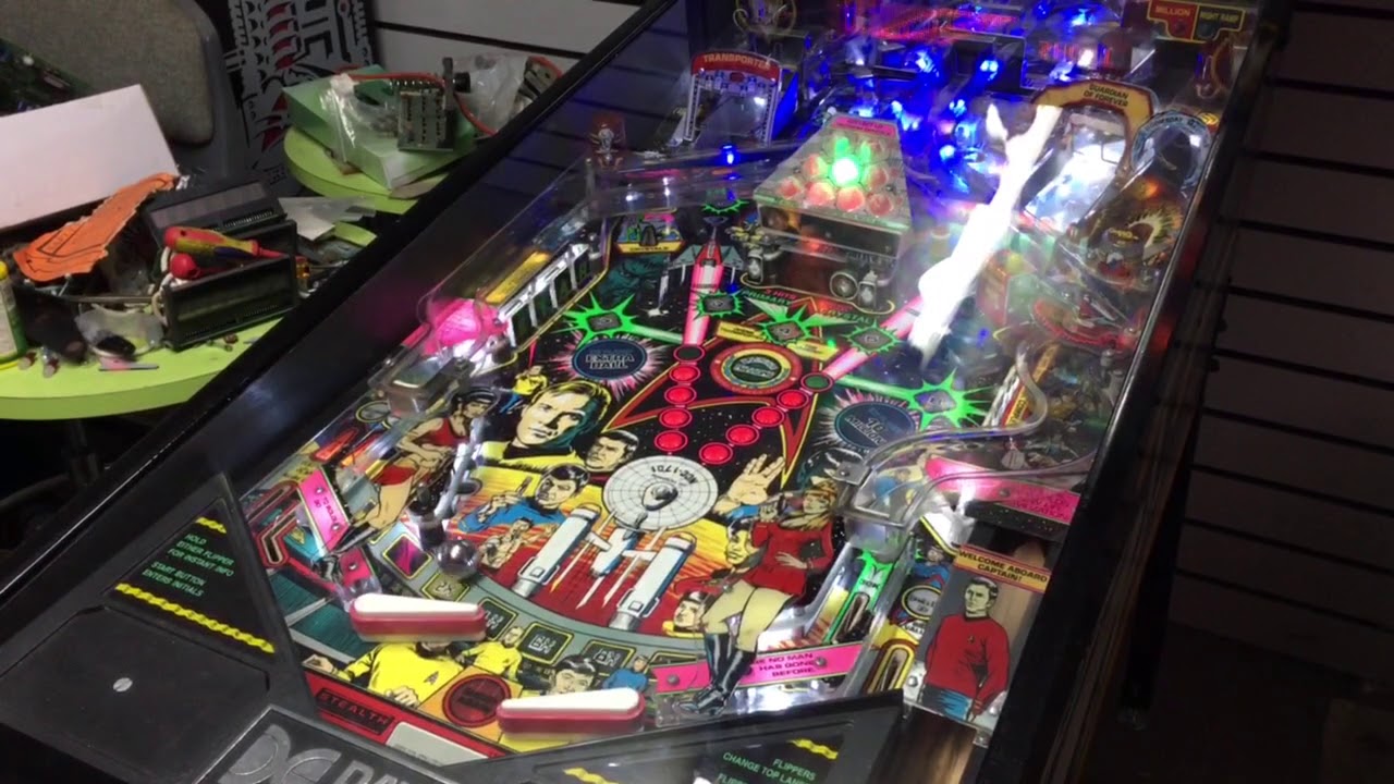 Data East STAR TREK 25TH ANNIVERSARY PINBALL electric circus retro arcade birmingham